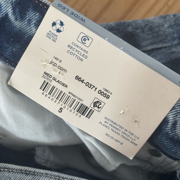 Arizona Jean Company Women's Denim Wide-Leg Jeans - Picture 5 of 13